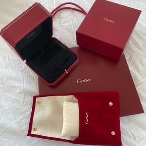 Brand new Cartier bracelet box, bag, travel pouch